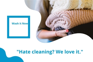 Free Sample Cleaning Service Postcard Template to Edit Online