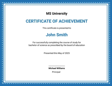 Free Printable Bachelor Degree Certificate Template to Edit Online