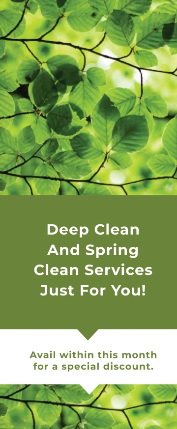 Free Spring Cleaning Door Hanger Template to Edit Online
