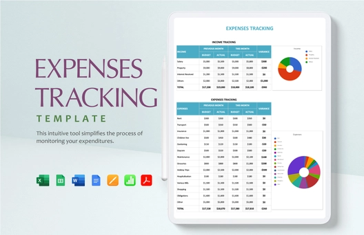 Expenses Tracking Template Expenses Tracking Template