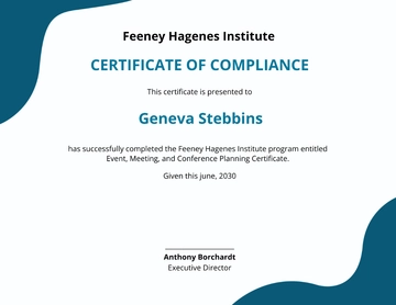 Free Event Management Certificate Template to Edit Online