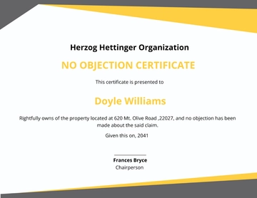 Free No Objection Certificate For Property Template to Edit Online Free No Objection Certificate For Property Template to Edit Online