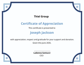 Free Thank You Certificate Wording Template to Edit Online