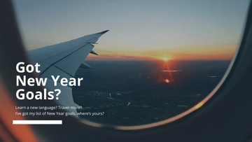 Free New Year Goals Youtube Thumbnail Template to Edit Online