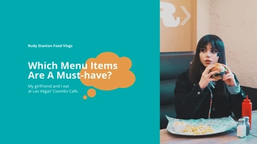 Free Menu Youtube Thumbnail Template to Edit Online