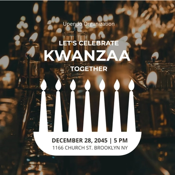 Free Kwanzaa Instagram Post Template to Edit Online