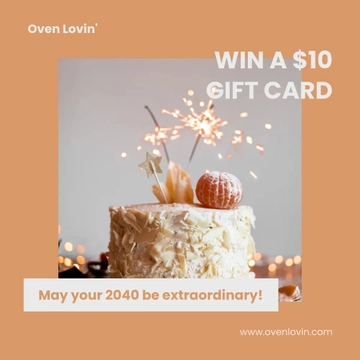 Free New Year's Eve Instagram Post Template to Edit Online