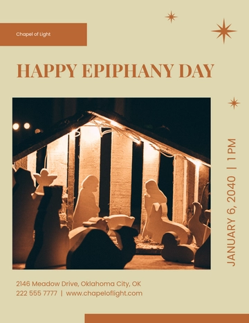 Free Epiphany Day Flyer Template to Edit Online | Template.net
