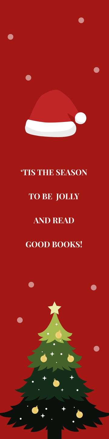 Free Santa Bookmark Template to Edit Online