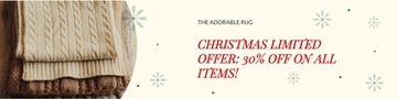 Free Christmas Etsy Shop Banner Template to Edit Online