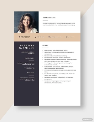 Associate Account Manager Resume
