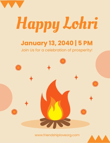 Free Happy Lohri Flyer Template to Edit Online | Template.net