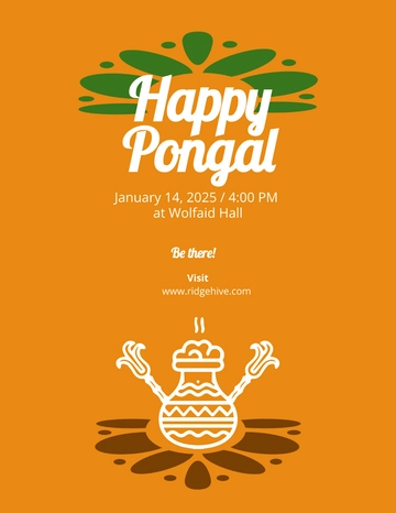 Free Pongal Festival Flyer Template to Edit Online | Template.net