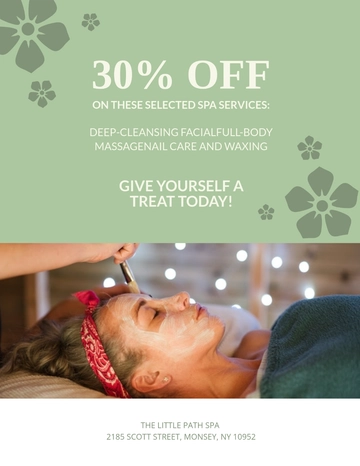 Free Spa Center Flyer Template to Edit Online | Template.net