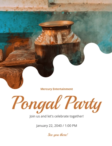 Free Pongal Event Flyer Template to Edit Online | Template.net