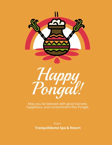 Free Pongal Quote Flyer Template to Edit Online | Template.net