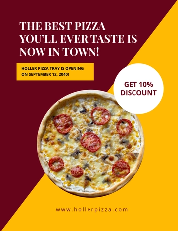 Free Food Influencer Flyer Template to Edit Online