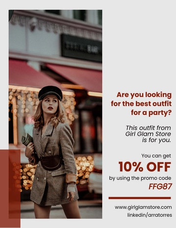 Free Fashion Influencer Flyer Template to Edit Online | Template.net