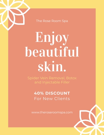 Free Modern Spa Flyer Template to Edit Online