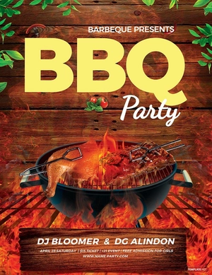 BBQ Flyer Template