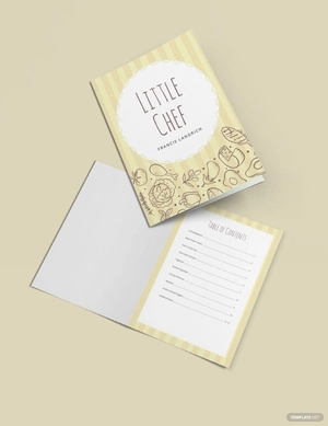 Kid Cookbook Template