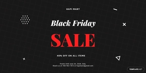 Black Friday Sale Blog Post Template