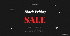 Black Friday Sale Linkedin Post Template