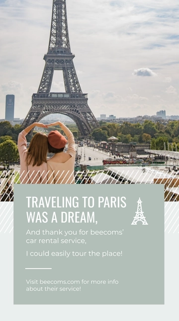 Free Travel Influencer Instagram Story Template to Edit Online