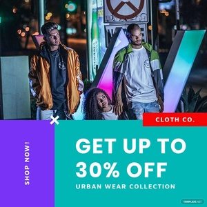 Holiday Off Sale Instagram Post Template
