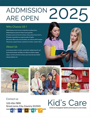 Kid's Day Care Flyer Template