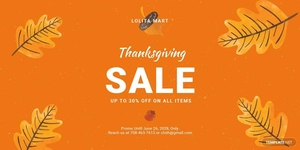 Holiday Special Sale Blog Image Template