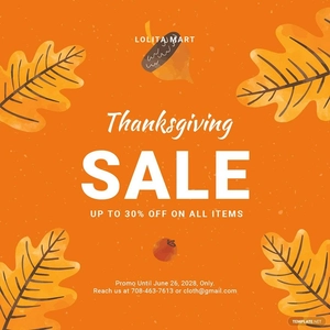 Holiday Special Sale Instagram Post Template