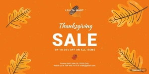 Holiday Special Sale Twitter Post Template