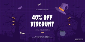 Simple Holiday Sale Twitter Post Template