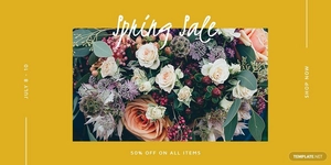 Spring Sale Blog Image Template