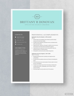 Application Security Engineer Resume
