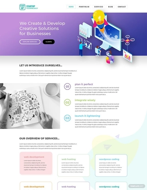 Startup WordPress Theme/Template