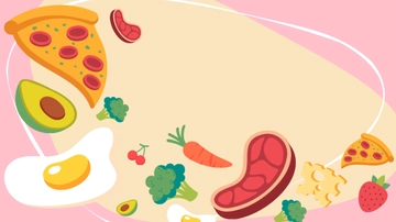 Free Simple Food Background Template to Edit Online