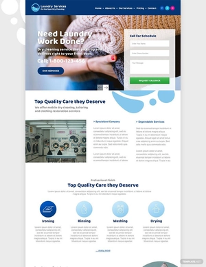 Laundry WordPress Theme/Template