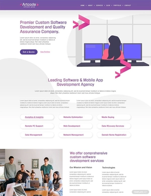IT Software WordPress Theme/Template