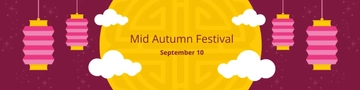 Free Mid-autumn Festival Linkedin Template to Edit Online
