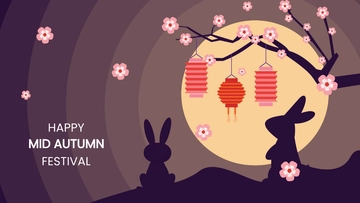 Free Mid-Autumn Festival Day Background Template to Edit Online