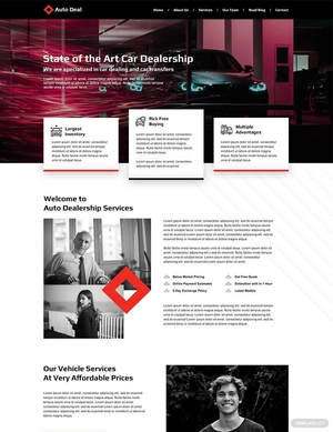 Car Dealership WordPress Theme/Template