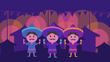 Free Cute Mexican Independence Day Background Template to Edit Online