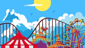Free Summer Carnival Background Template to Edit Online
