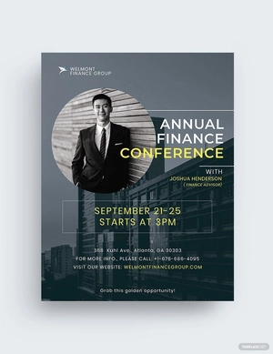 Annual Conference Flyer Template
