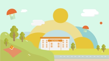 Free Creative Summer School Background Template to Edit Online
