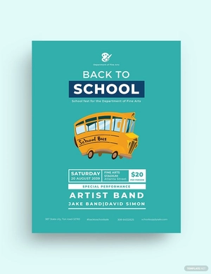 Back To School Flyer Template