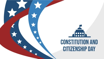 Free Constitution and Citizenship Day Wallpaper Background Template to Edit Online