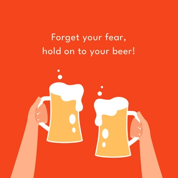 Free Oktoberfest Quote Vector Template to Edit Online